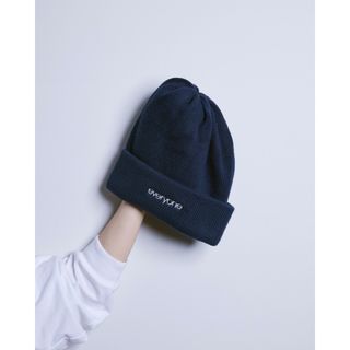 everyone COMESANDGOES COTTON BEANIE NAVY(ニット帽/ビーニー)