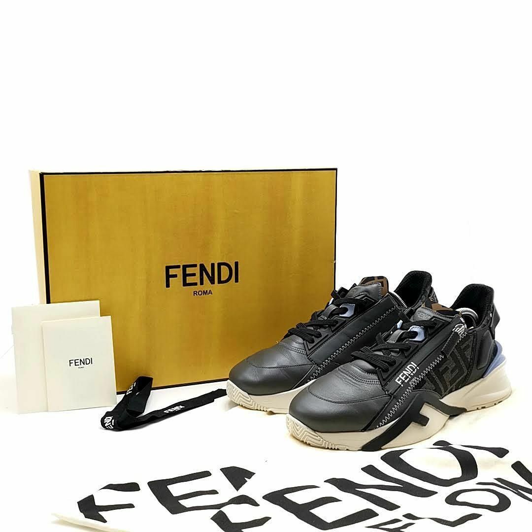 靴/シューズ美品 フェンディ FENDI フロー スニーカー 03-23092409