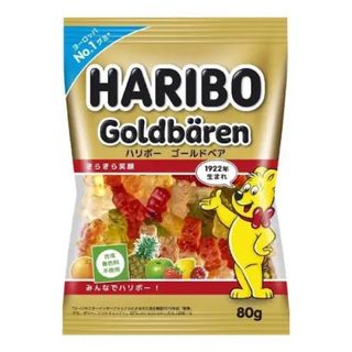 ゴールデンベア(Golden Bear)のHARIBO ハリボー ゴールドベア 80g‪✕‬3袋(菓子/デザート)