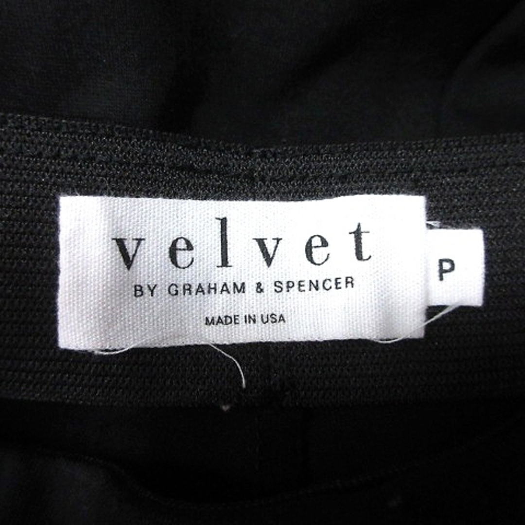 velvet(ベルベット)のベルベット VELVET スカート フレア ミニ P 黒 ブラック /RT レディースのスカート(ミニスカート)の商品写真