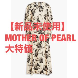 イザベルマラン(Isabel Marant)の【新品未使用】MOTHER OF PEARL 花柄フローラルミディ丈ワンピース(ロングワンピース/マキシワンピース)