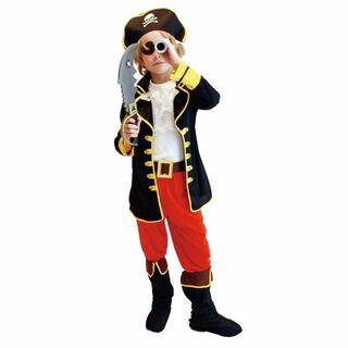110 ハロウィンコスプレ 衣装 仮装 男の子 海賊 カリビアン パイレーツ  (衣装一式)