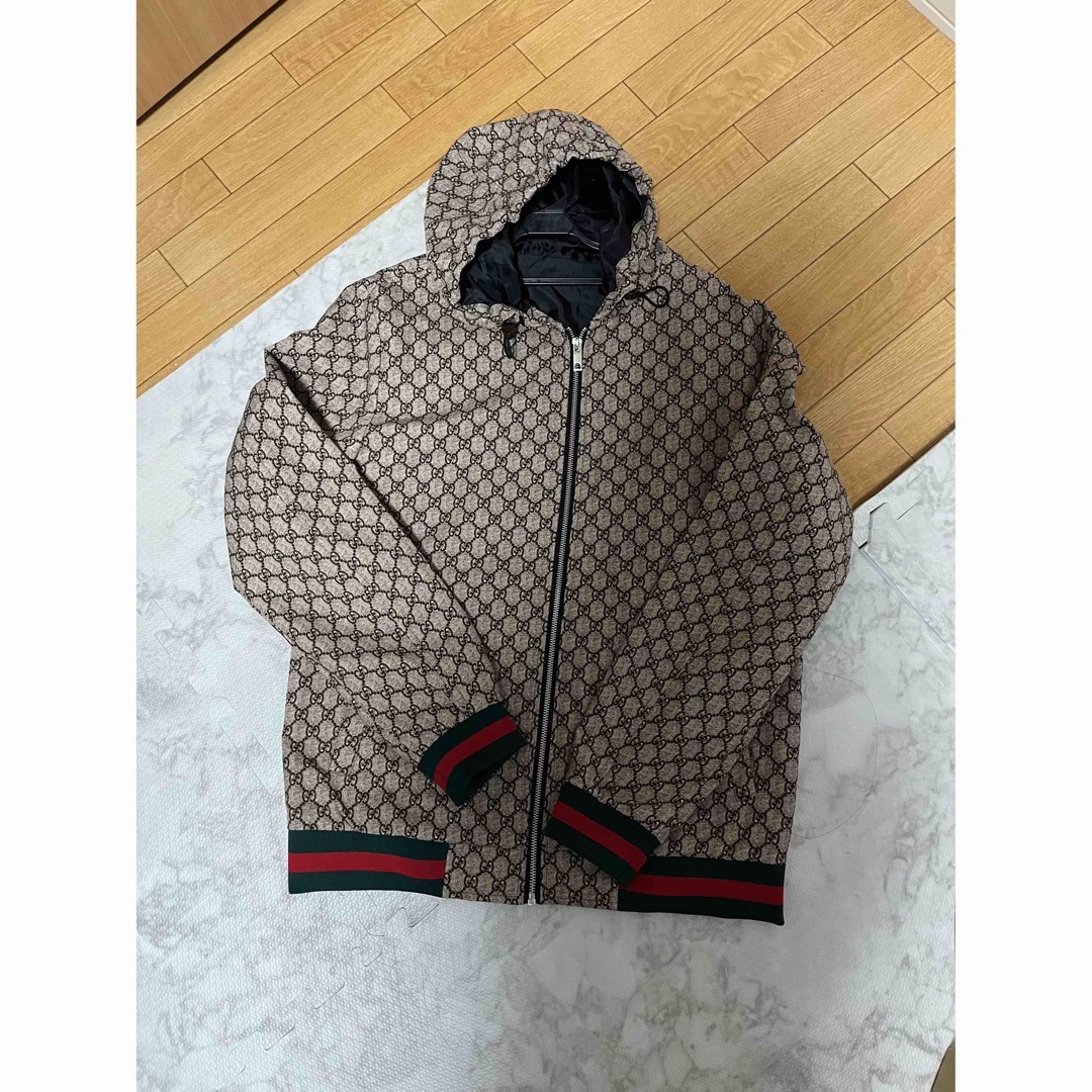 Gucci(グッチ)のGUCCI フード付きブルゾン　美品 レディースのジャケット/アウター(ブルゾン)の商品写真