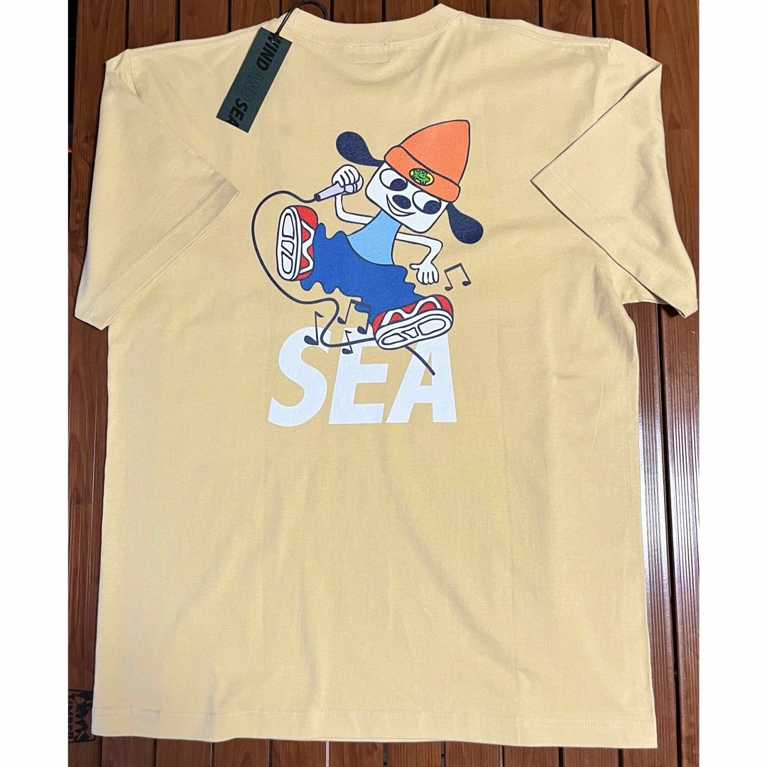 wind and sea パラッパラッパー　コラボ　Tシャツ　ベージュ　L 新品