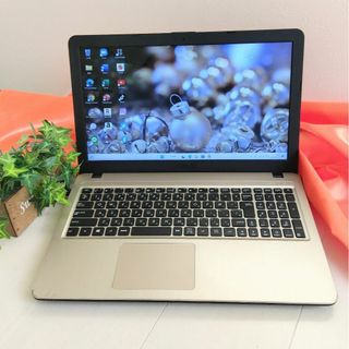 ASUS - 新品高速SSD搭載✨ゴールド+黒✨ASUSノートパソコン✨オフィス