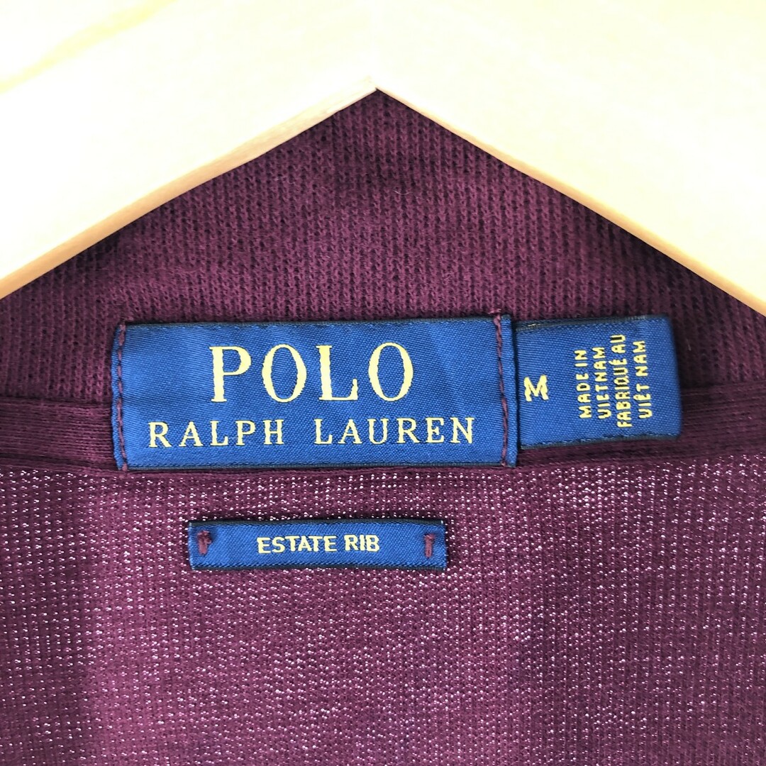 Ralph Lauren(ラルフローレン)の古着 ラルフローレン Ralph Lauren POLO by Ralph Lauren コットンニットハーフジップセーター メンズL /eaa375941 メンズのトップス(ニット/セーター)の商品写真