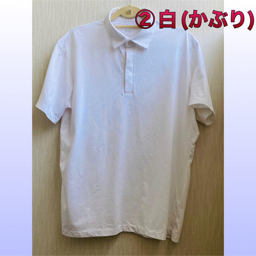 UNIQLO(ユニクロ)のSUN41様専用　ユニクロ 3枚セット エアリズム 半袖シャツ XLサイズ メンズのトップス(シャツ)の商品写真