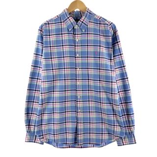 ラルフローレン(Ralph Lauren)の古着 ラルフローレン Ralph Lauren CLASSIC FIT クラシックフィット チェック柄 長袖 コットンチェックシャツ メンズXL /eaa373162(シャツ)