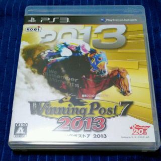 PS3中古「ウイニングポスト7 2013」Winning Post7 2013 (家庭用ゲームソフト)