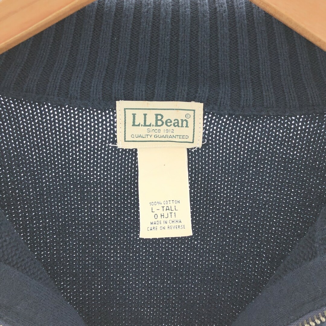 エルエルビーン L.L.Bean コットンニットハーフジップセーター メンズL /taa001495 2