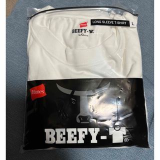 ヘインズ(Hanes)のHanesヘインズBEEFY-T ロンTサイズL(Tシャツ/カットソー(七分/長袖))