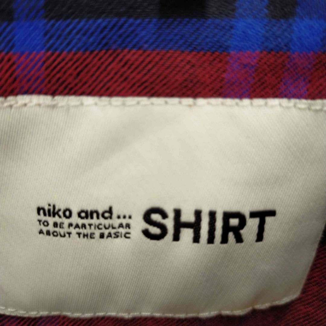 niko and...(ニコアンド)のNiko and...(ニコアンド) BIG SHIRT チェックシャツ メンズ メンズのトップス(その他)の商品写真