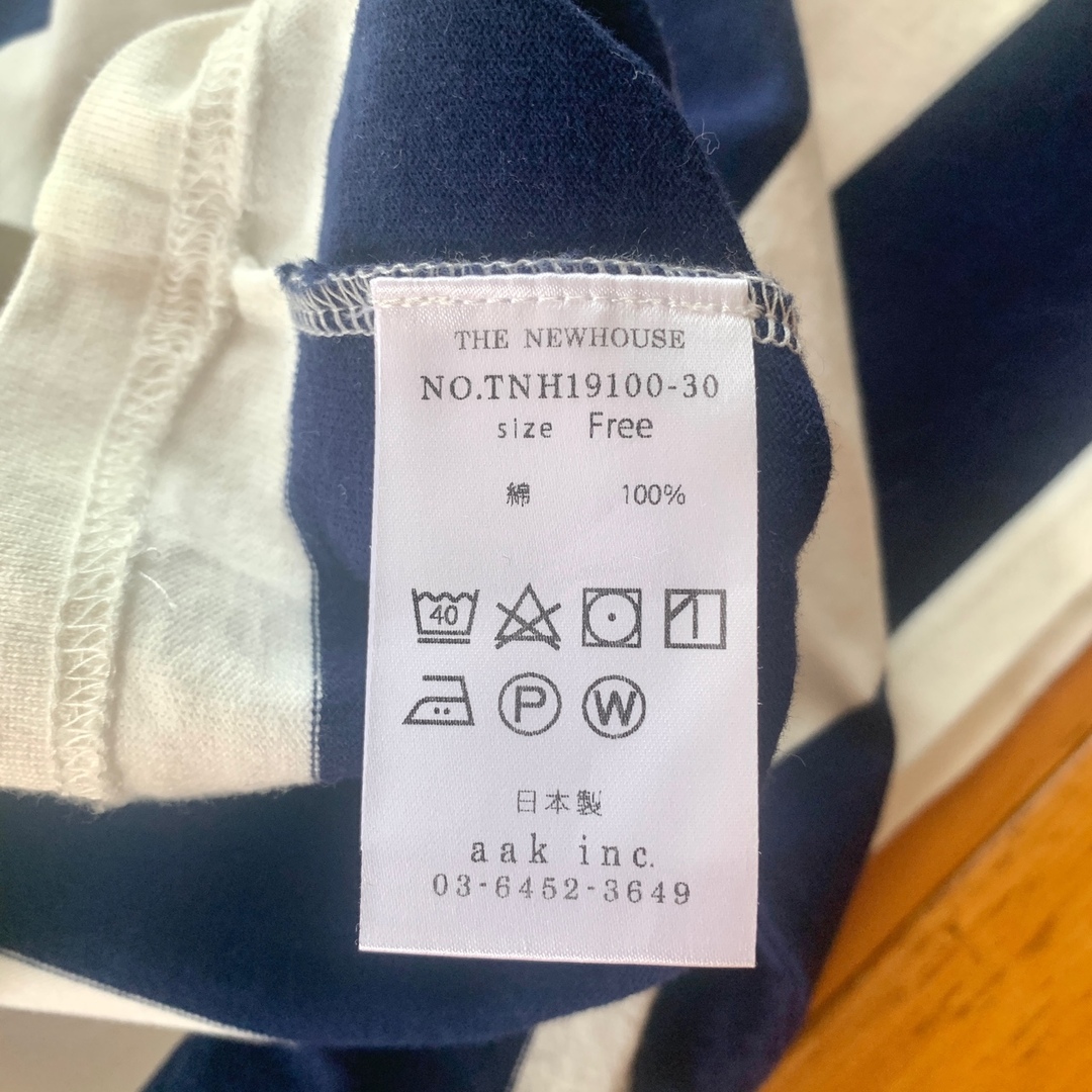 THE NEWHOUSE Tomboy Tee ザニューハウス ボーダーTシャツ 4