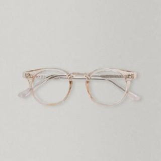 ohotoro  scoop glasses  (pink beige)