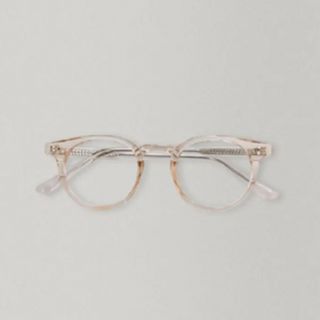 オオトロ(OHOTORO)のohotoro  scoop glasses  (pink beige)(サングラス/メガネ)