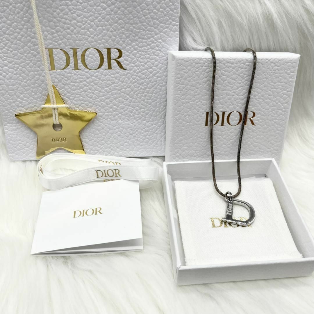 Christian Dior - 【良品☆】クリスチャンディオール ロゴ シルバー