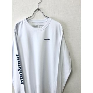 patagonia - patagonia パタゴニア 袖ロゴ プリント ロング Tシャツ