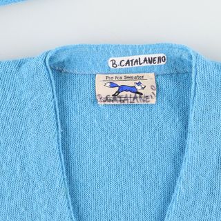 80年代 ジェイシーペニー J.C.Penney THE FOX Sweater アクリルニットカーディガン メンズS ヴィンテージ /eaa304887