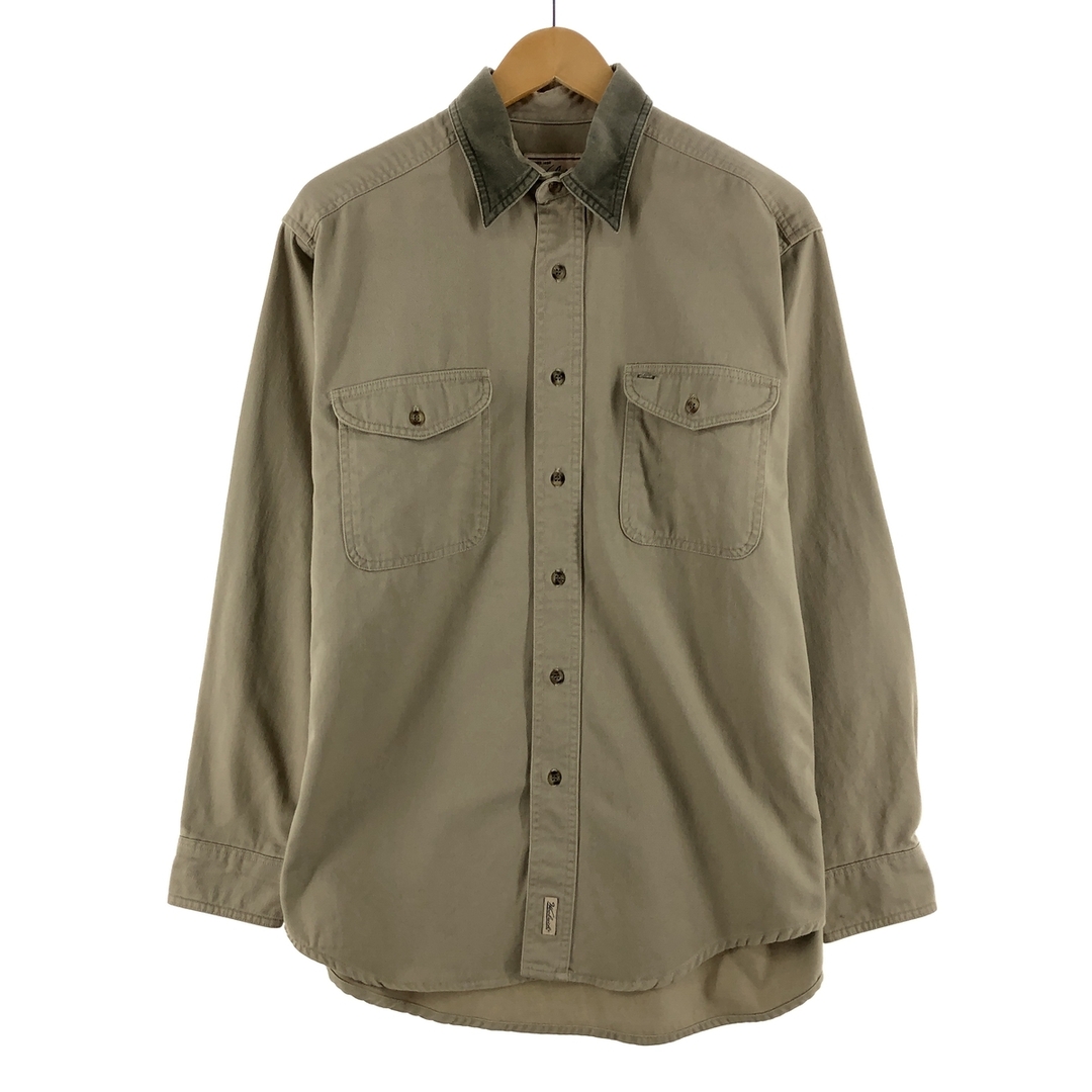 ウールリッチ WOOLRICH 長袖 コットンシャツ メンズM /eaa373180