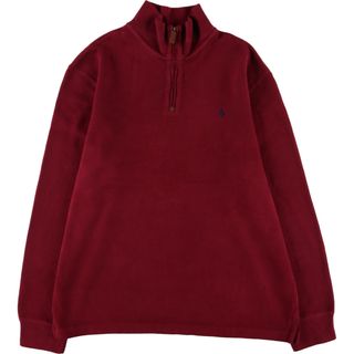 ラルフローレン(Ralph Lauren)の古着 ラルフローレン Ralph Lauren POLO by Ralph Lauren コットンニットハーフジップセーター メンズL /eaa374038(ニット/セーター)