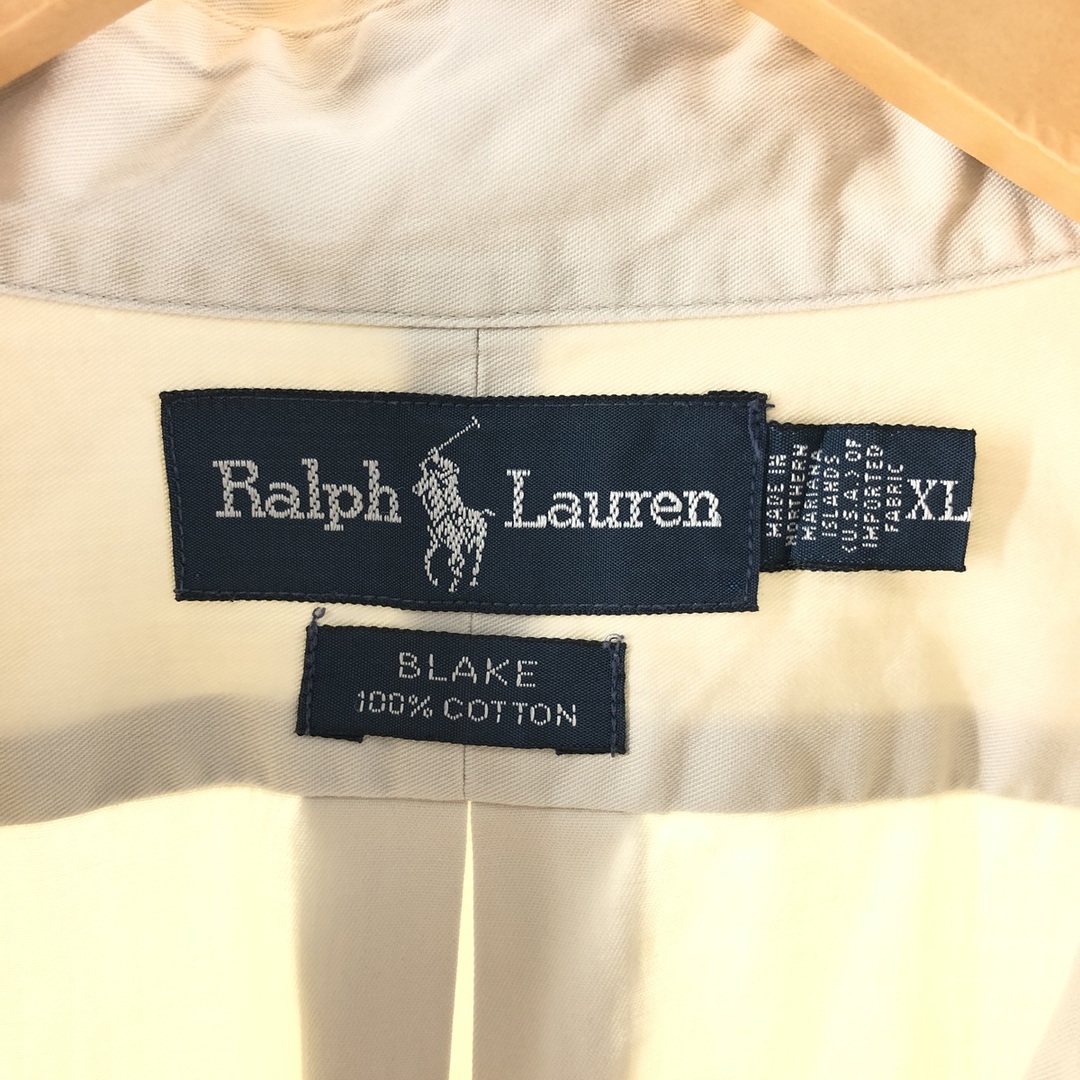 Ralph Lauren(ラルフローレン)の古着 ラルフローレン Ralph Lauren BLAKE 長袖 ボタンダウンシャツ メンズXL /eaa374700 メンズのトップス(シャツ)の商品写真