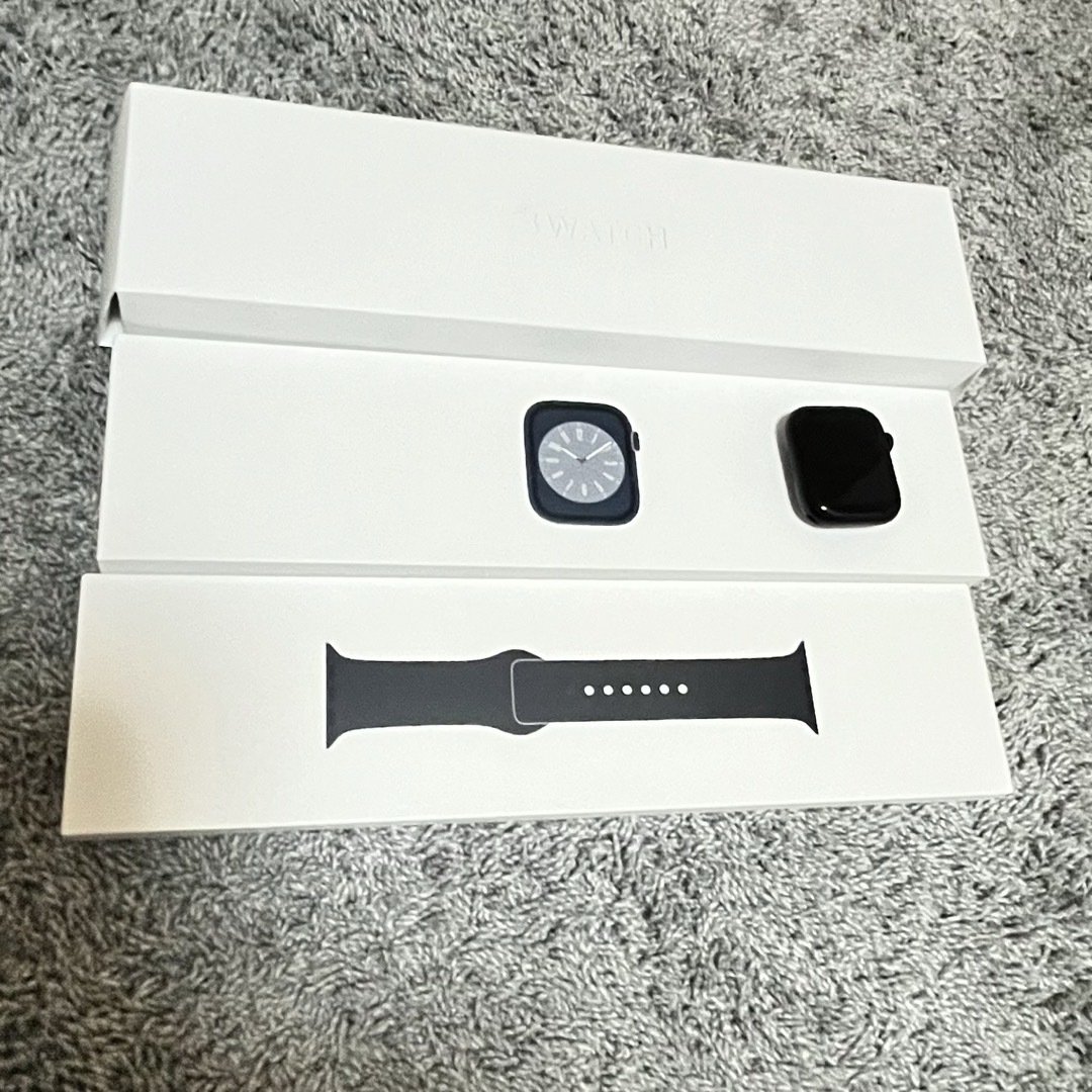 Apple Watch series 8 45mm GPS ミッドナイトアルミ