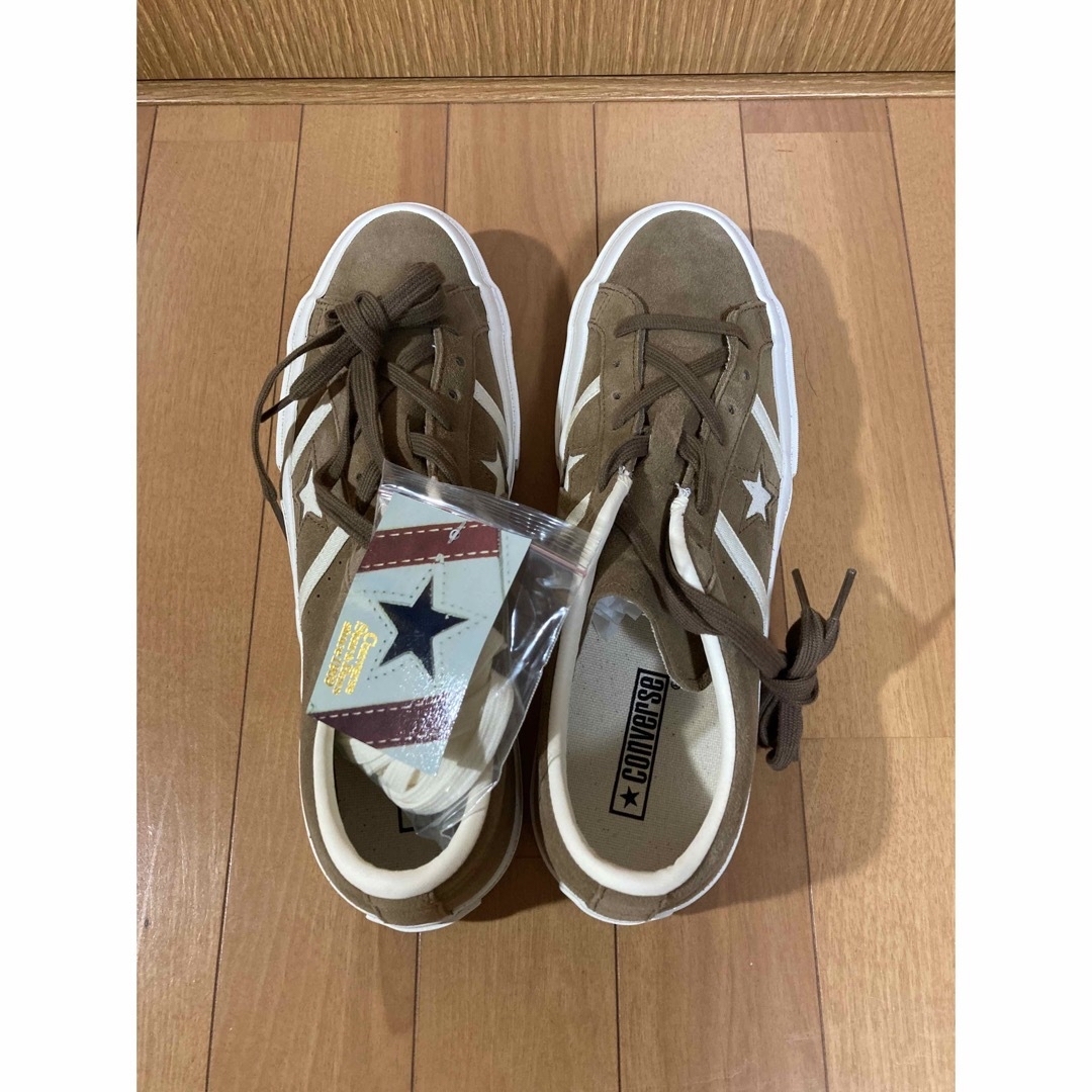 CONVERSE STARu0026BARS LEATHER 27.5 未使用品-