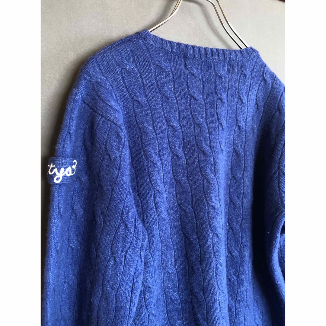 【幸せの青いニット】FAT ヴィンテージ ニットセーターニット/セーター