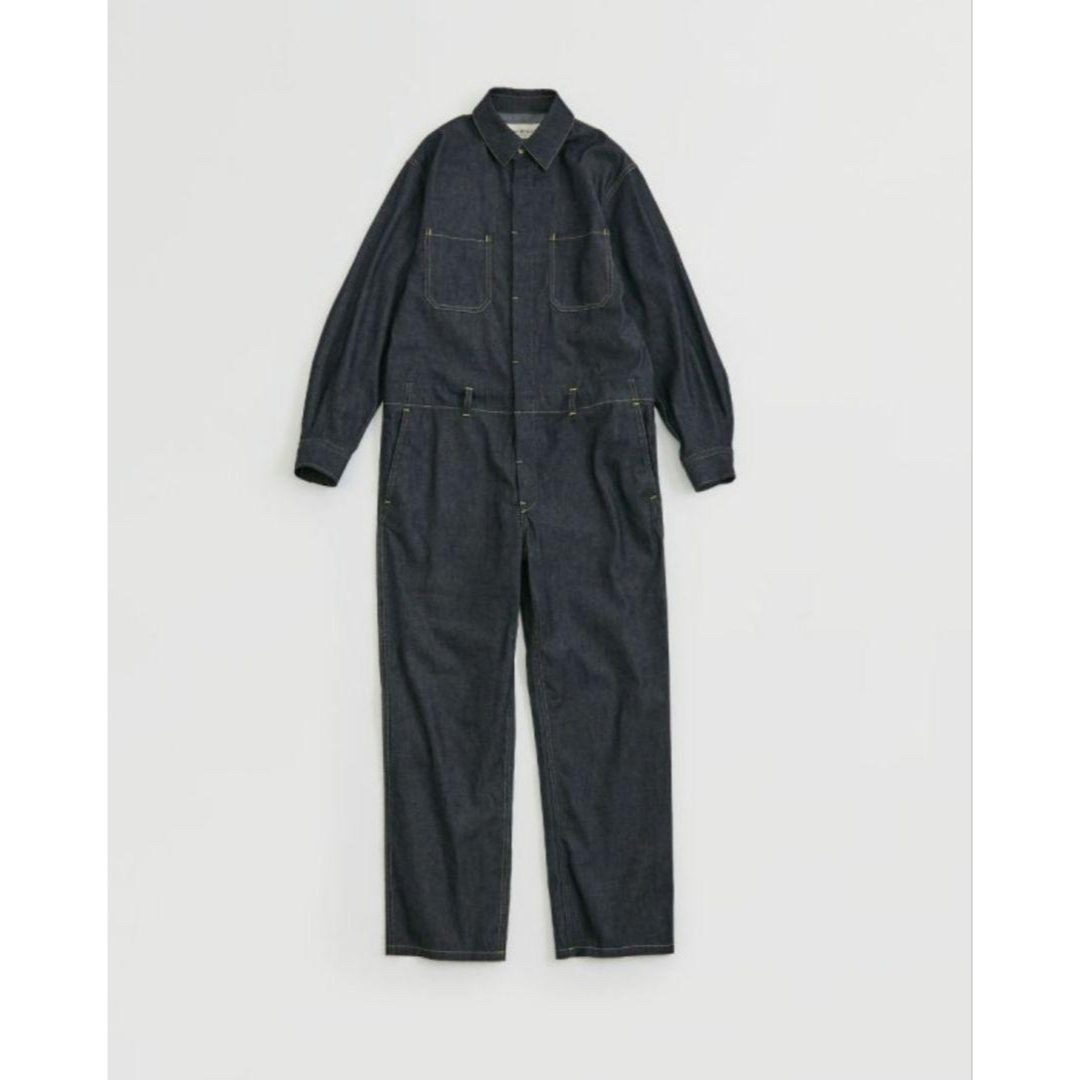 THE SHINZONE DENIM JUMP SUIT 34 NAVY デニム