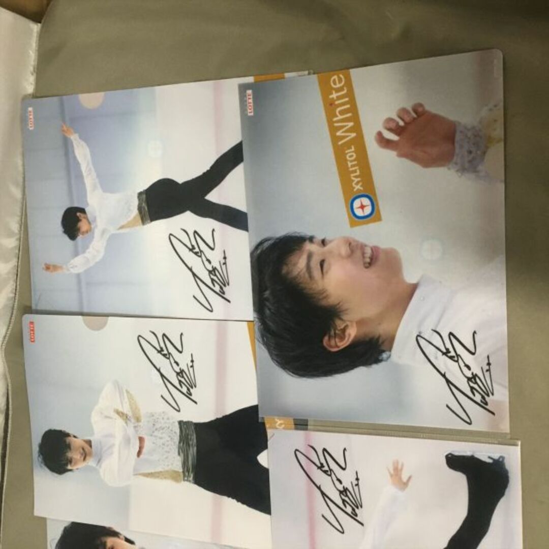 羽生結弦 ロッテ クリアファイル 5枚-