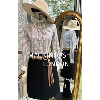 MACKINTOSH LONDON ガーデンローズドビーシフォンワンピース