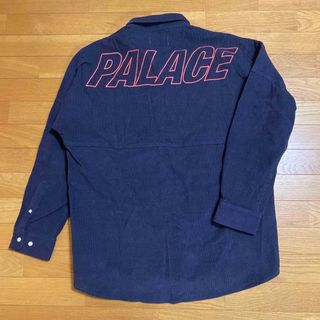 パレス(PALACE)の【美品】palace コーデュロイロゴシャツ(シャツ)