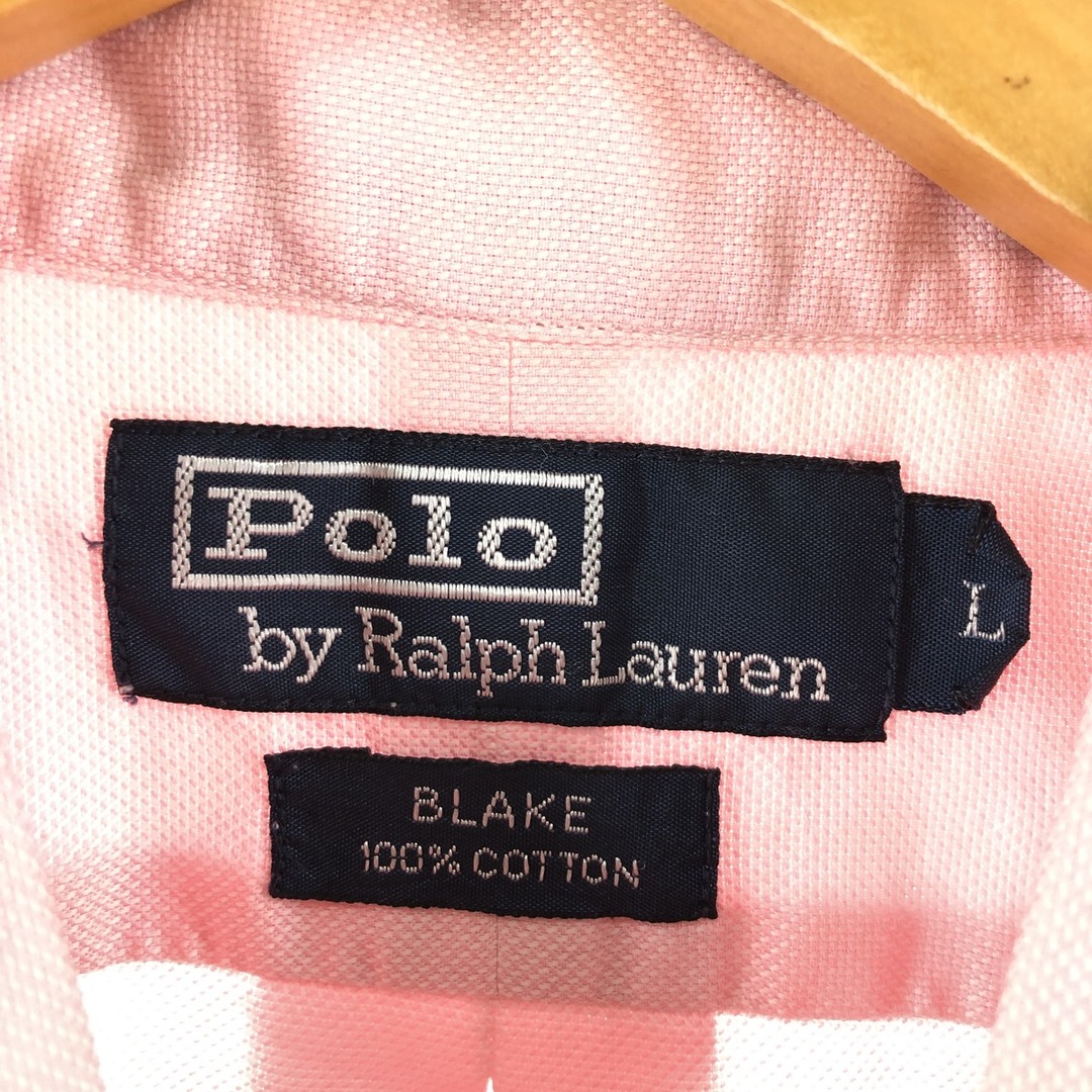 Ralph Lauren(ラルフローレン)の古着 ラルフローレン Ralph Lauren BLAKE オックスフォード 長袖 ボタンダウンシャツ メンズXL /eaa374159 メンズのトップス(シャツ)の商品写真