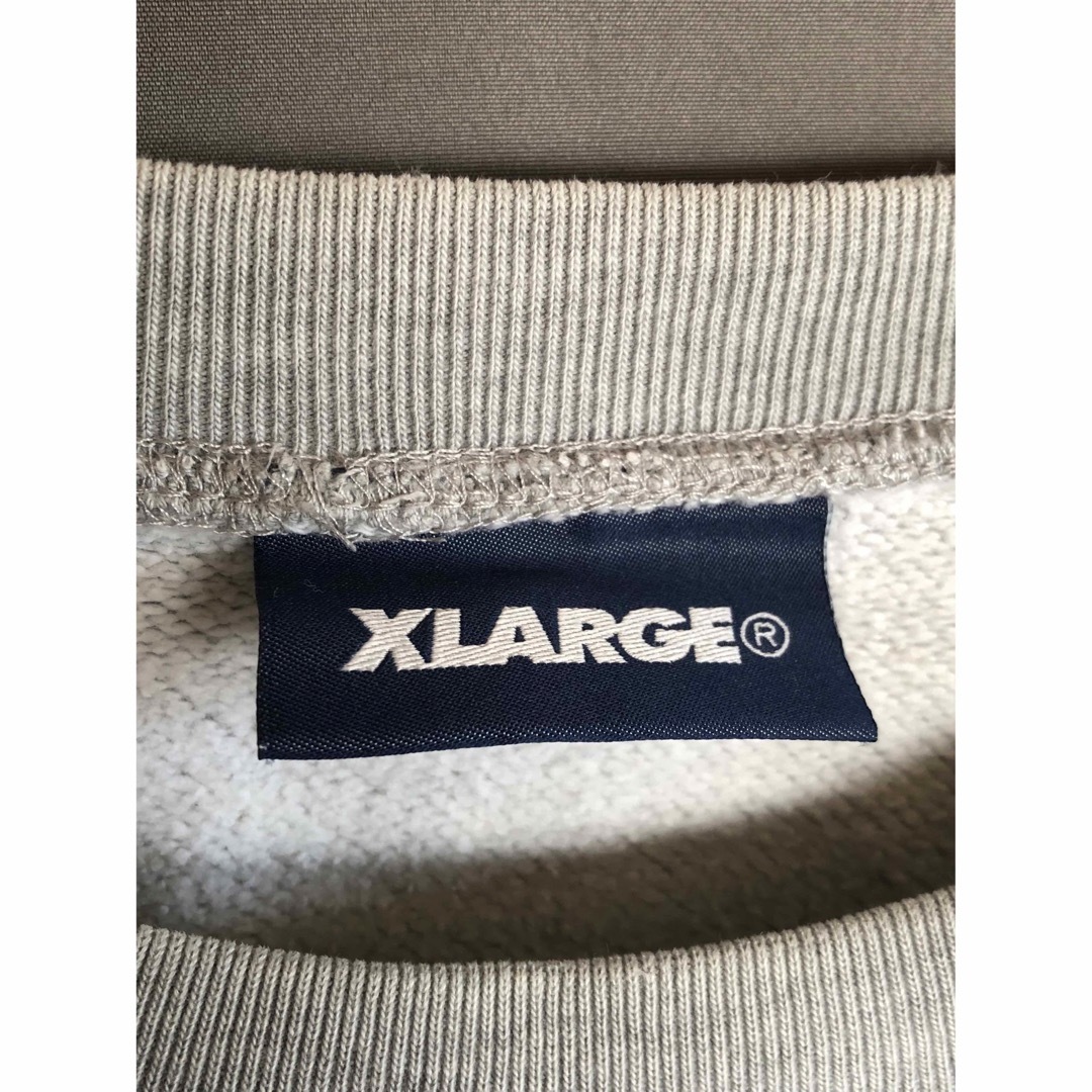 【美品】XLARGE デッドストック スウェット トレーナー グレー Mサイズ