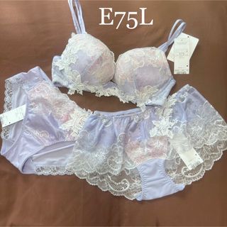 Wacoal - 【新品】wacoal パルファージュ 23 ブラ ショーツ2枚 E75L PU ...