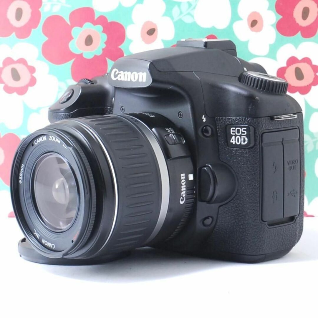 高画質✨高速連写‼️❤️Wi-Fi転送OK❤️Canon EOS 40D-