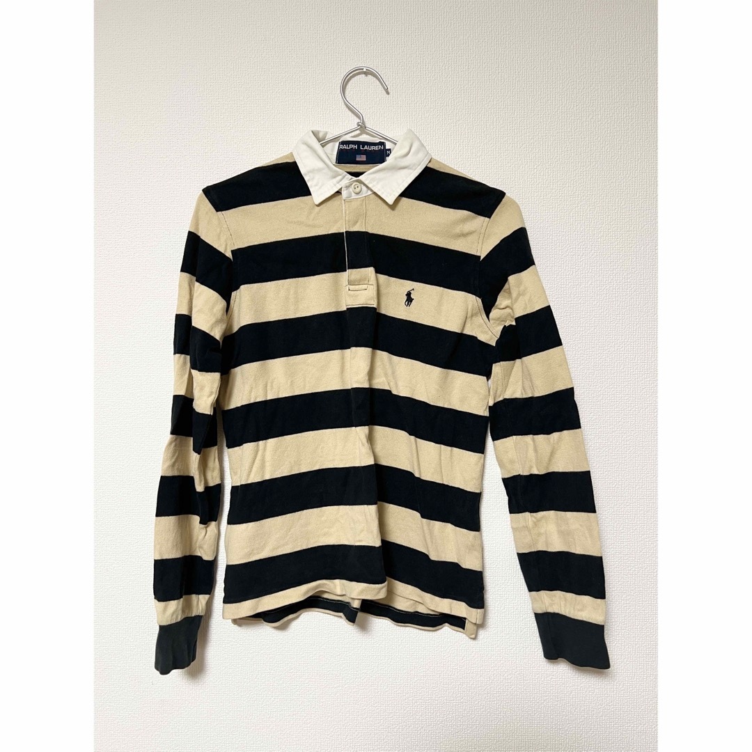 POLO RALPH LAUREN - ポロラルフローレン 襟付き 長袖 ポロシャツ m