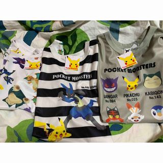 ポケモン(ポケモン)の⭐︎新品タグ付き⭐︎ポケモン150 半袖シャツ3枚　ルカリオなど(Tシャツ/カットソー)