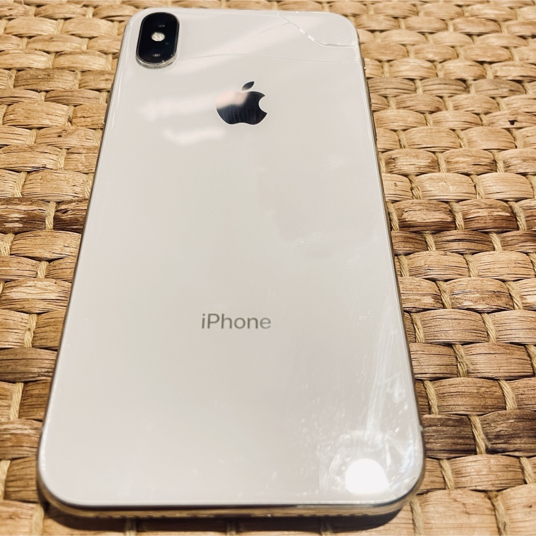 iPhone X Silver 64 GB docomo ジャンク - スマートフォン本体