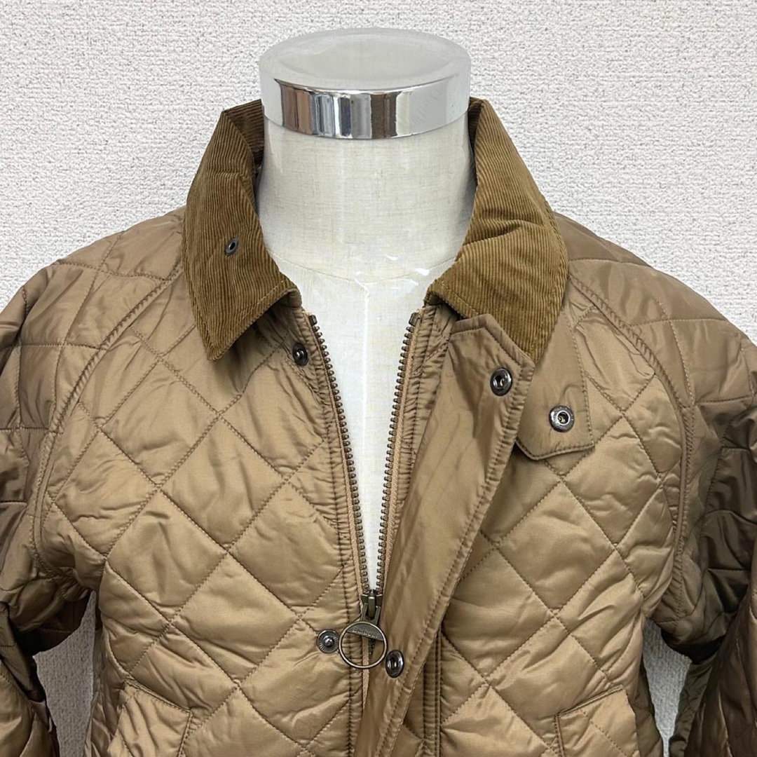 新品 BARBOUR メンズ キルティングジャケット ASHBY サンドSサイズ