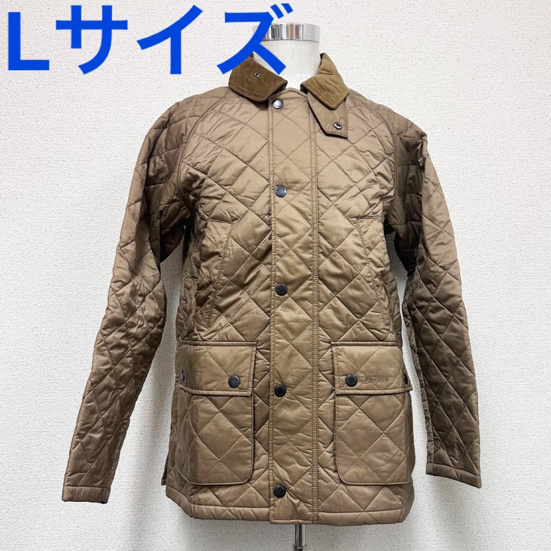 MQU1638SN51商品名新品 BARBOUR メンズ キルティングジャケット ASHBY サンドLサイズ