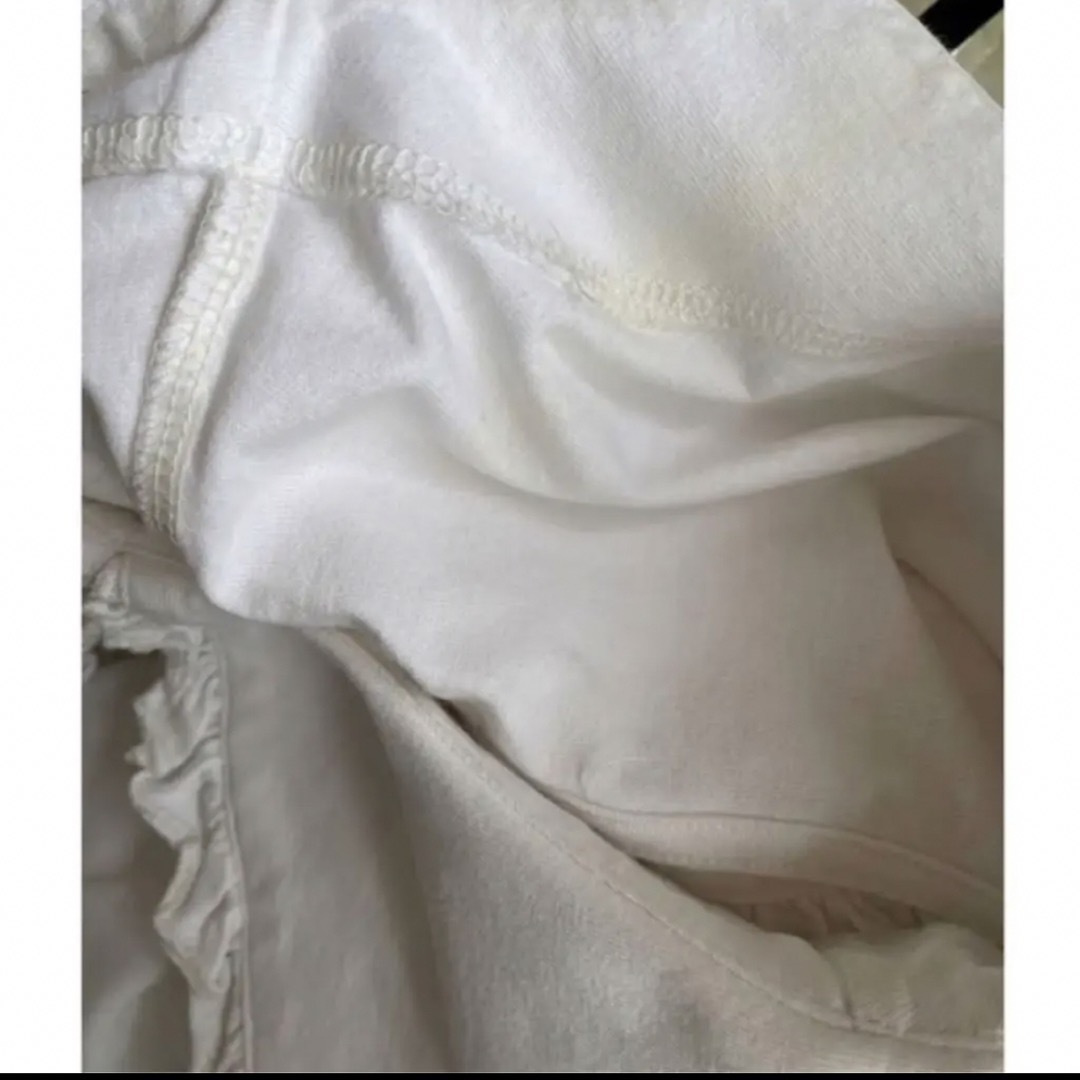 DOUBLE STANDARD CLOTHING(ダブルスタンダードクロージング)のダブルスタンダードクロージング ホワイトカットソーA-121 レディースのトップス(カットソー(半袖/袖なし))の商品写真