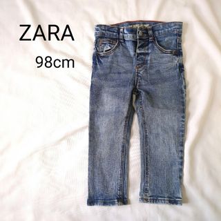 ザラキッズ(ZARA KIDS)の【美品】ZARA　ザラ　デニム　98cm(パンツ/スパッツ)