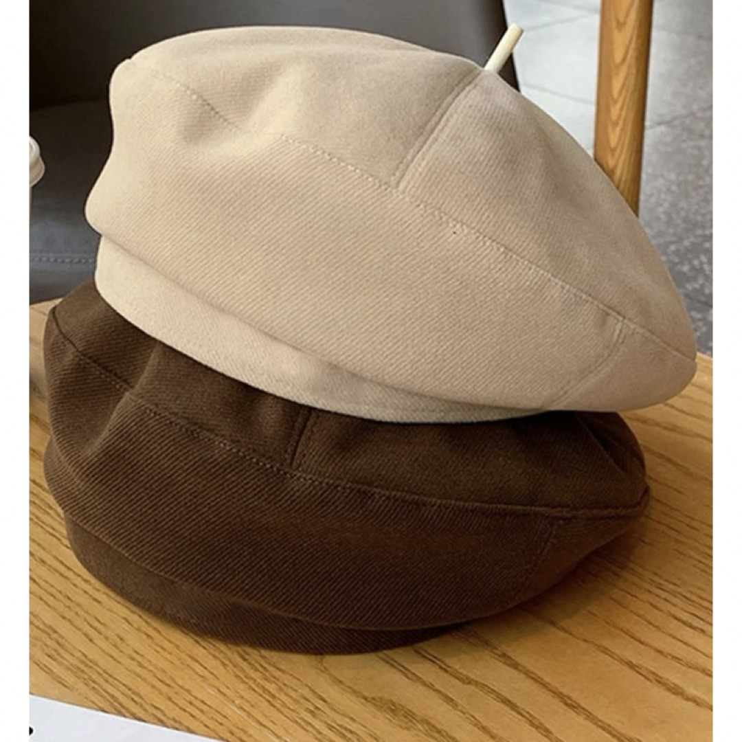 ZARA(ザラ)のベレー帽、ノーブランド インポート商品🌈 ブラックAW レディースの帽子(ハンチング/ベレー帽)の商品写真