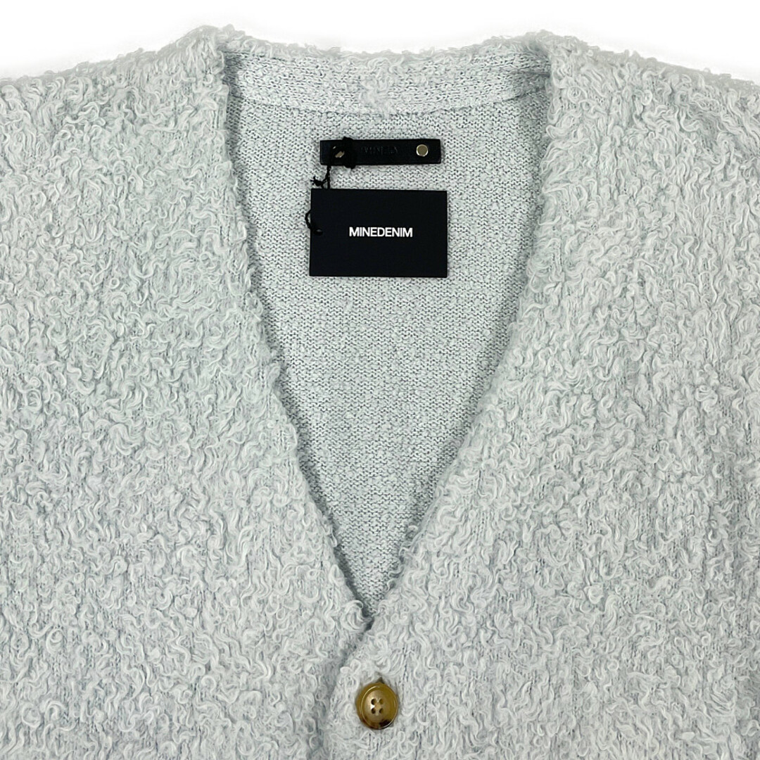 MINEDENIM マインデニム 23SS Shaggy Cotton Knit Cardigan シャギー コットンニット カーディガン サイズ 3  正規品 / 32042