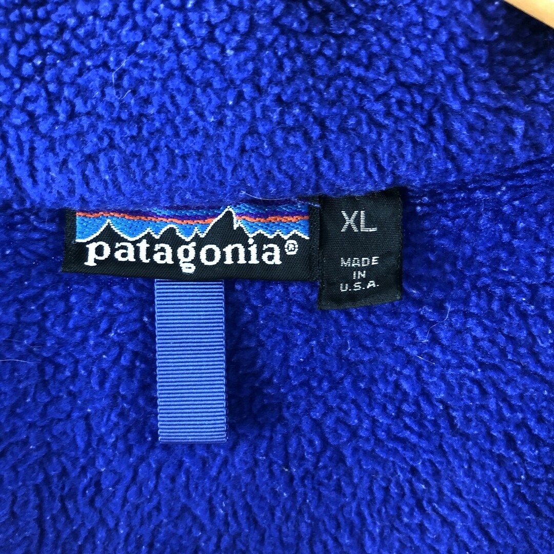 patagonia(パタゴニア)の古着 89年製 パタゴニア Patagonia 25361F89 ハーフジップ フリースプルオーバー USA製 メンズXL ヴィンテージ /eaa373988 メンズのジャケット/アウター(その他)の商品写真