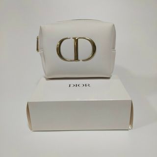 クリスチャンディオール(Christian Dior)の新品！ディオール　 Dior　ノベルティ ポーチ ホワイト ゴールド(ポーチ)