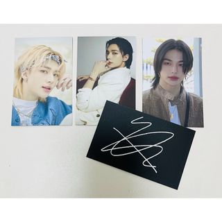 ストレイキッズ(Stray Kids)のStray Kids サインフォトカード SET（ヒョンジン）(アイドルグッズ)