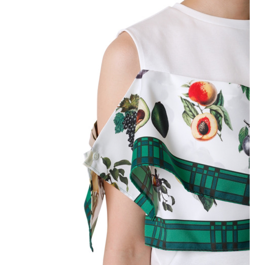 LE CIEL BLEU - 【美品】LE CIEL BLEU Paneled Scarf Topsの通販 by