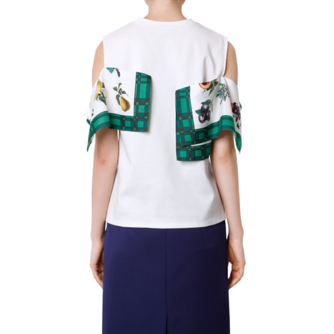 LE CIEL BLEU - 【美品】LE CIEL BLEU Paneled Scarf Topsの通販 by